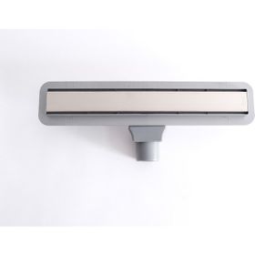 Sukar 1154-2356022-01 Line 4S 60 cm Plain Izgaralı Krom Duş Kanalı