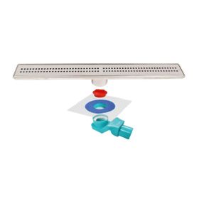 Sukar 1156-1003000-01 Line 6 30 cm Cube Izgaralı Krom Duş Kanalı