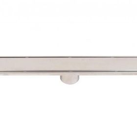 Sukar 1156-1032000-01 Line 6 20 cm Plain Izgaralı Krom Duş Kanalı