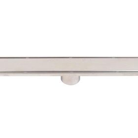 Sukar 1156-1032000-01 Line 6 20 cm Plain Izgaralı Krom Duş Kanalı