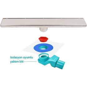 Sukar 1156-1034000-01 Line 6 40 cm Plain Izgaralı Duş Kanalı