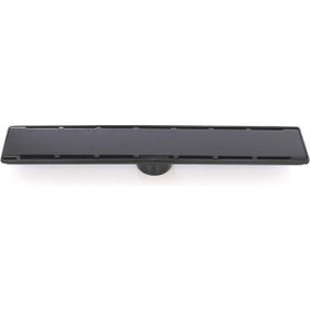Sukar 1156-1035000-31 Line 6 50 cm Siyah Plain Izgaralı Duş Kanalı