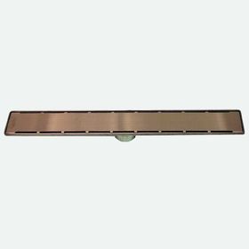 Sukar 1156-1036000-51 Line 6 60 cm Bronz Plain Izgaralı Duş Kanalı