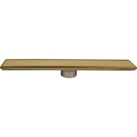 Sukar 1156-1036000-71 Line 6 60 cm Gold Plain Izgaralı Duş Kanalı