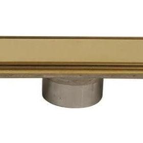 Sukar 1156-1036000-71 Line 6 60 cm Gold Plain Izgaralı Duş Kanalı