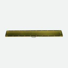 Sukar 1156-1036000-71 Line 6 60 cm Gold Plain Izgaralı Duş Kanalı