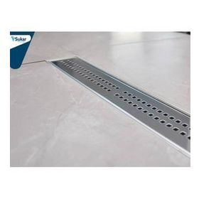Sukar Duş Kanalı Paslanmaz Q50 Çıkış 60 cm Süzgeç