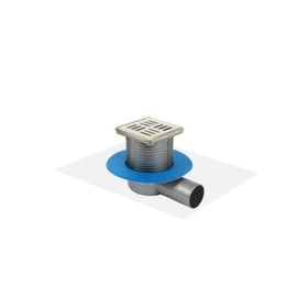 Sukar Line 10x10 cm Q50 Yandan 10 Çelik Muf Çizgili Yalıtımlı Yer Süzgeci