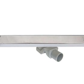 Sukar Line 40 cm 4 E Plain Izgaralı Krom Duş Kanalı