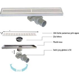 Sukar LINE/4E 60 cm Cube Izgaralı Süzgeç
