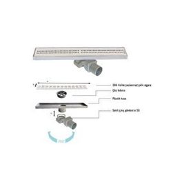 Sukar LINE/4E 60 cm Cube Izgaralı Süzgeç