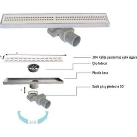 Sukar LINE/4E 60 cm Cube Izgaralı Süzgeç