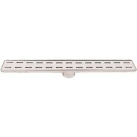 Sukar Line/6 Plain Izgaralı Paslanmaz Slot Kasalı Koku Önleyicili - 50 cm Lineer Duş Kanalı