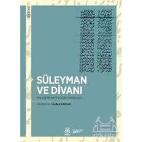 Süleyman ve Divanı Hasan Kaplan
