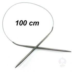 Sultan 100 cm - 2 No Çelik Telli Misinalı Şiş