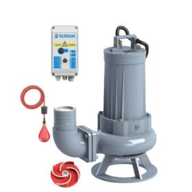 Sumak SDTV 100/4 Trifaze Tip Foseptik Dalgıç Pompa