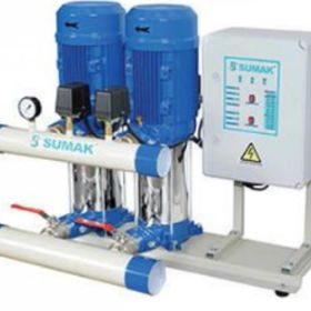 Sumak SHM6 B 100/6 6 Kat 30 Daire Düşey Milli Kademeli Çift Pompalı Hidrofor