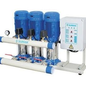 Sumak SHM6 C 100/6 6 Kat 45 Daire Düşey Milli Kademeli Üç Pompalı Hidrofor