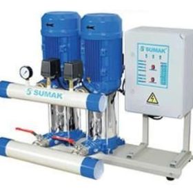 Sumak SHT16 B 750/7 Düşey Milli Kademeli Çift Pompalı Hidrofor