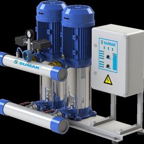 Sumak SHT16 B 850/8 Düşey Milli Kademeli Çift Pompalı Hidrofor