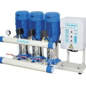 Sumak SHT16 C 750/6 Düşey Milli Kademeli Üç Pompalı Hidrofor