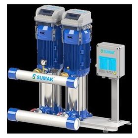 Sumak SHT8-B-300/8-FK Düşey Milli Kademeli Çift Pompalı Frekans Kontrollü Hidrofor