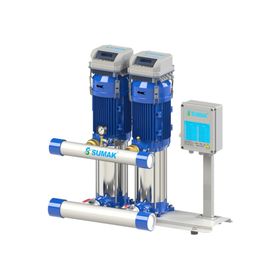 Sumak SHT8-B-400/10-FK Düşey Milli Kademeli Çift Pompalı Frekans Kontrollü Hidrofor