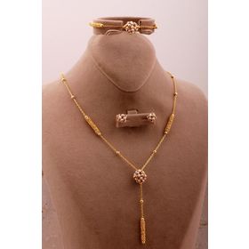 Sümer Telkari 2736 342509 Gümüş Tasarım Vavlı Rose Kolye
