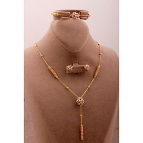 Sümer Telkari 2736 342509 Gümüş Tasarım Vavlı Rose Kolye
