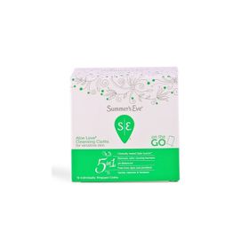 Summer's Eve Aloe Love Cleansing Cloths Sensitive Skin 16 Adet Özel Bölge Temizlik Mendili