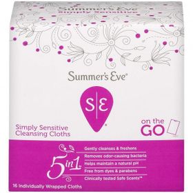 Summer's Eve Simply Sensitive 16 Adet Özel Bölge Temizlik Mendili