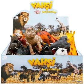 SUN 725 Vahşi Hayvanlar Foam Sesli 27 cm Figür