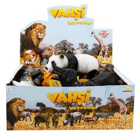 SUN 725 Vahşi Hayvanlar Foam Sesli 27 cm Figür