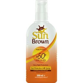 Sun Brown Multi Protect SPF50 200 ml Güneş Sütü