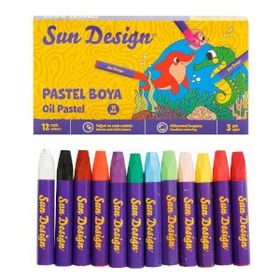 Sun Design 12’li 4993 Pastel Boya Kalemi