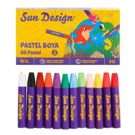 Sun Design 12’li 4993 Pastel Boya Kalemi