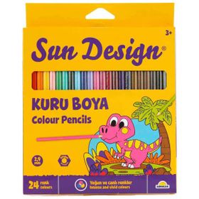 Sun Design 24’lü 4991 Kuru Boya Kalemi
