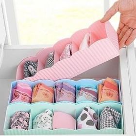 SUN Plastik Kravat Çorap ve Şal Düzenleyici Sepet