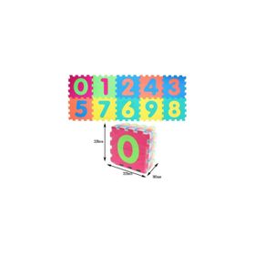 Sun Ta Toys Eva Numaralar 10 Parça Puzzle Oyun Matı
