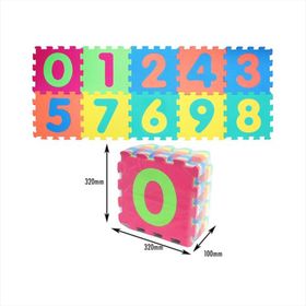 Sun Ta Toys Eva Numaralar 10 Parça Puzzle Oyun Matı