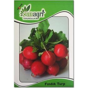 Sunagri 10 gr Kırmızı Cherry Fındık Turp Tohumu