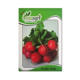 Sunagri 10 gr Kırmızı Cherry Fındık Turp Tohumu