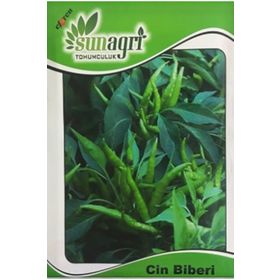 Sunagri 5 gr Cin Biberi Tohumu Acı Biber Turşuluk
