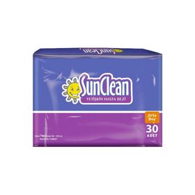 SunClean Medium 30 Adet BelBantlı Yetişkin Hasta Bezi