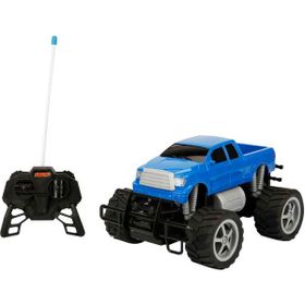 Suncon 1:18 Uzaktan Kumandalı Jumbo Wheels 26 cm Mavi Pickup USB Şarjlı Araba