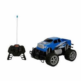 Suncon 1:18 Uzaktan Kumandalı Jumbo Wheels 26 cm Mavi Pickup USB Şarjlı Araba