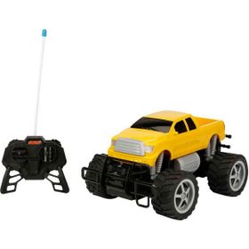 Suncon 1:18 Uzaktan Kumandalı Jumbo Wheels 26 cm Sarı Pickup USB Şarjlı Araba