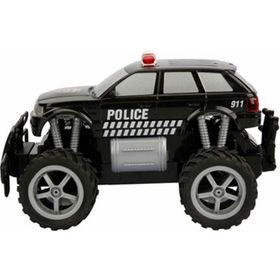 Suncon 1:18 Uzaktan Kumandalı Jumbo Wheels Jeep USB Şarjlı Işıklı Polis Arabası