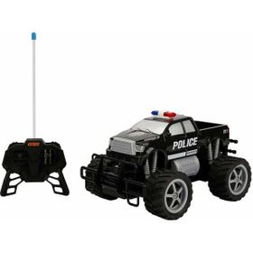 Suncon 1:18 Uzaktan Kumandalı Jumbo Wheels Pickup USB Şarjlı Işıklı Polis Arabası