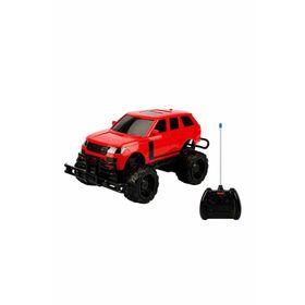 Suncon Uzaktan Kumandali Big Foot Usb Şarjlı Kırmızı Jeep Oyuncak Araba